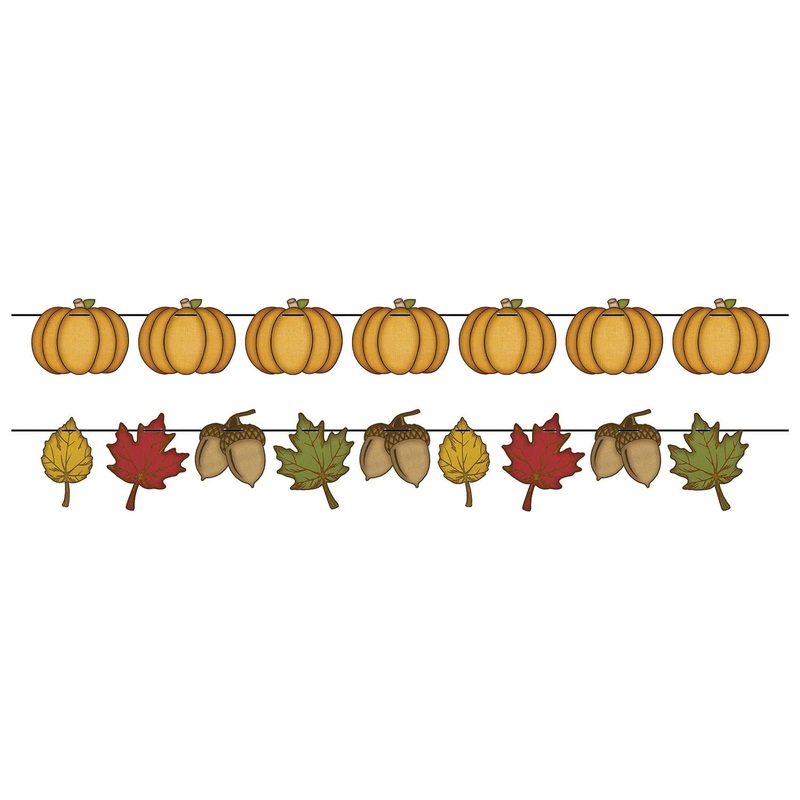 12 Pack Beistle Thanksgiving Rustic Fall Streamer Set