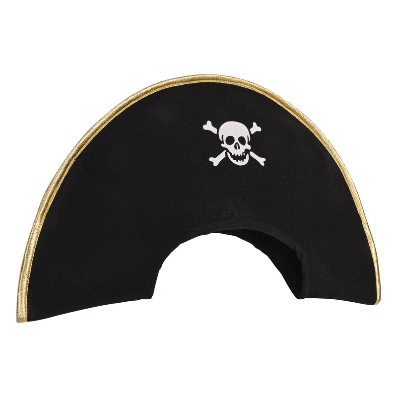 6 Pack Beistle Felt Pirate Hat
