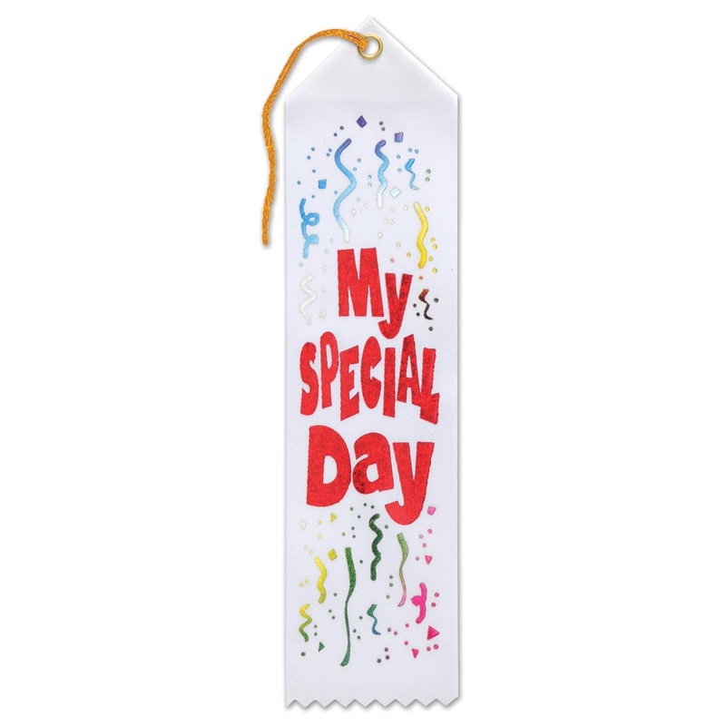 6 Pack Beistle My Special Day Award Ribbon
