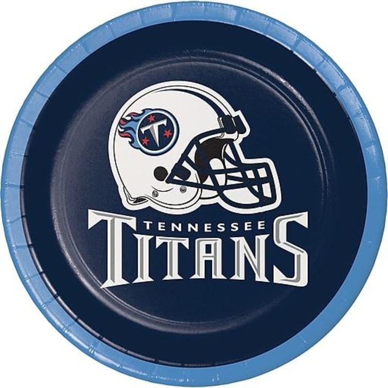 Bulk Pack of 24 Tennessee Titans Dessert Plates