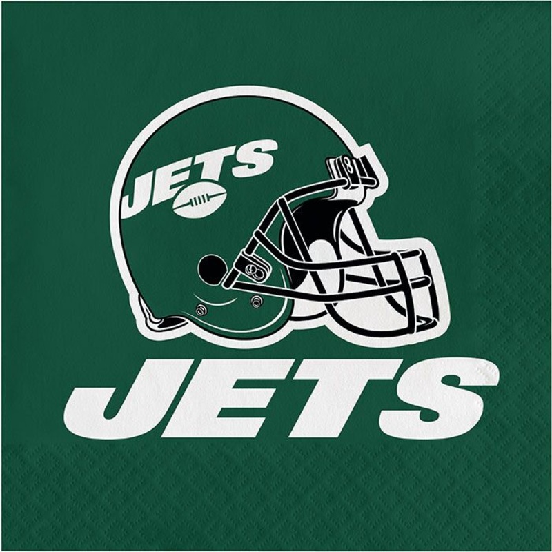 Bulk Pack of 32 New York Jets Luncheon Napkins