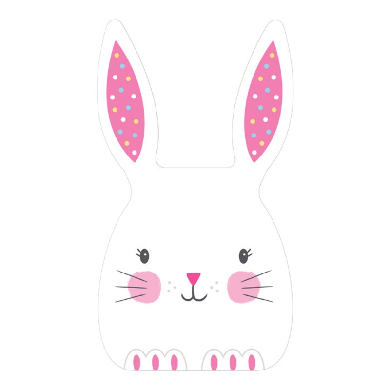 Bulk Pack of 40 Easter Bunny Cello Bags