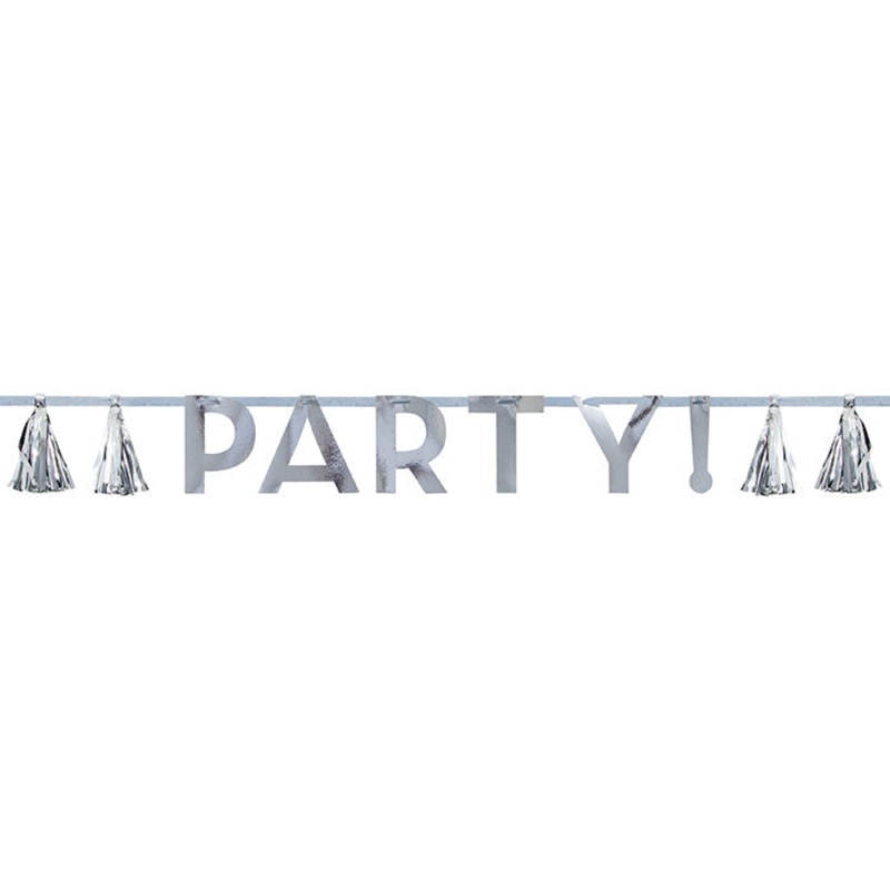 Bulk Pack of 2 Birthday Letter Banners w/ Tassels