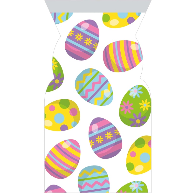 Bulk Pack of 24 Easter Cello Bag w/Zipper