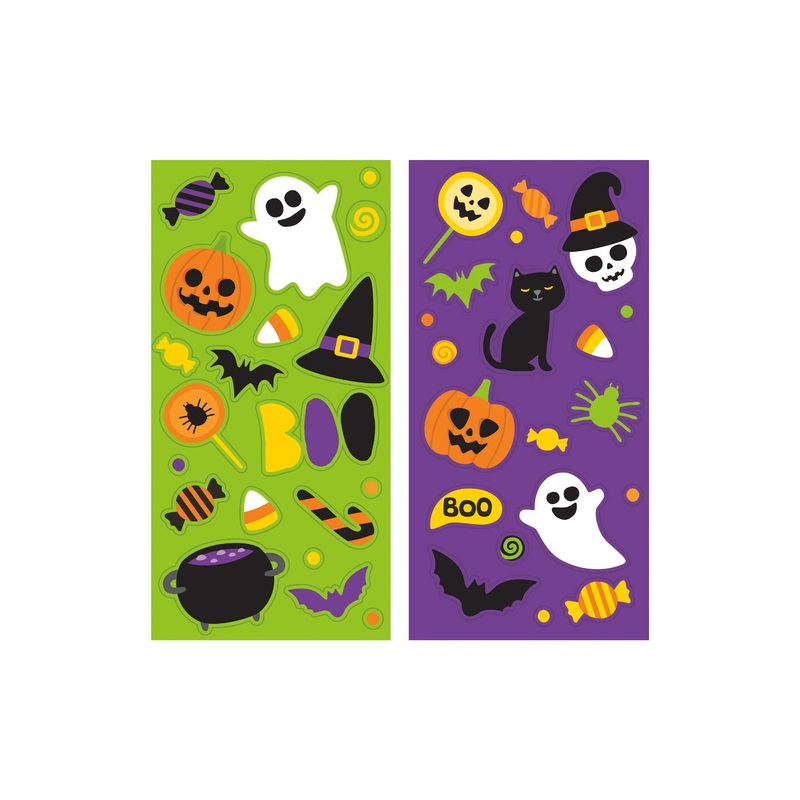 Bulk Pack of 24 Halloween Stickers