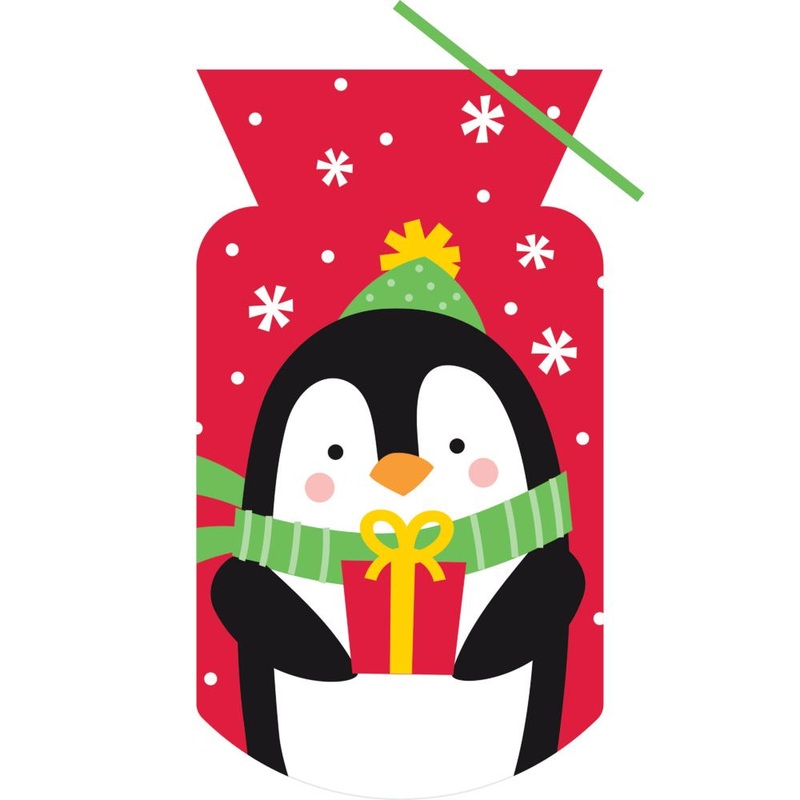 Bulk Pack of 40 Penguin Favor Bags