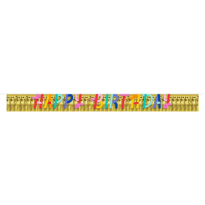 Bulk Pack of 2 Birthday Confetti Happy Birthday Banners