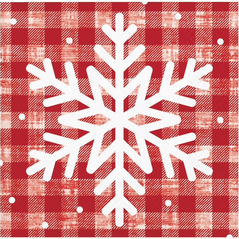 Bulk Pack of 48 Let It Snow Beverage 2Ply Napkins