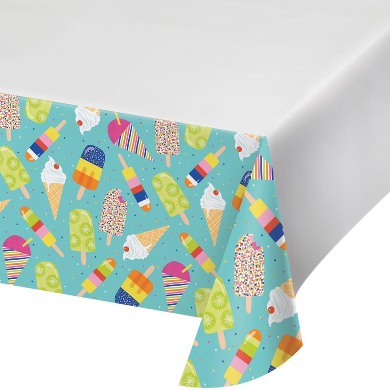 Bulk Pack of 2 Summer Sweets Paper Tablecovers, 54"x102"