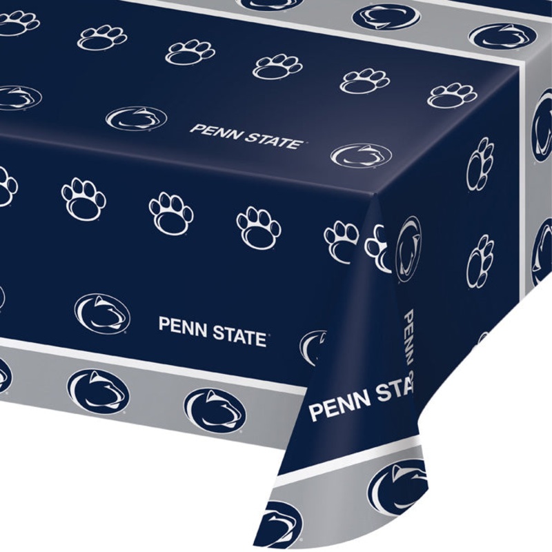 Bulk Pack of 2 Penn State Nittany Lions Plastic Table covers, 54"x108"