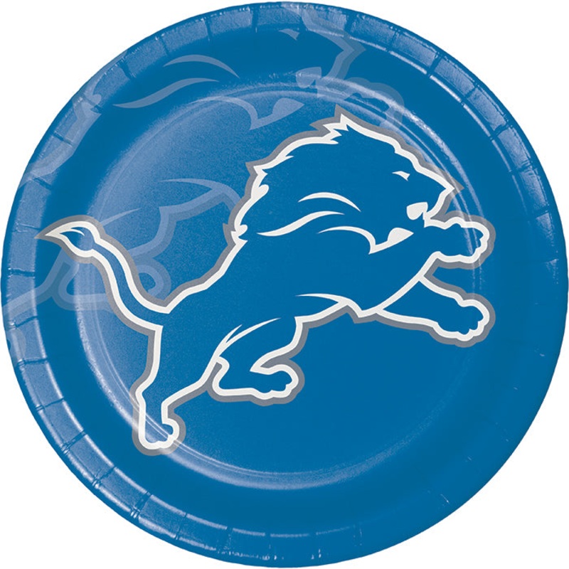 Detroit Lions Paper Plates (8/Pkg)