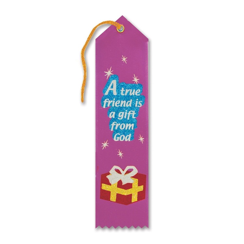 6 Pack Beistle A True Friend Is A Gift From God Ribbon