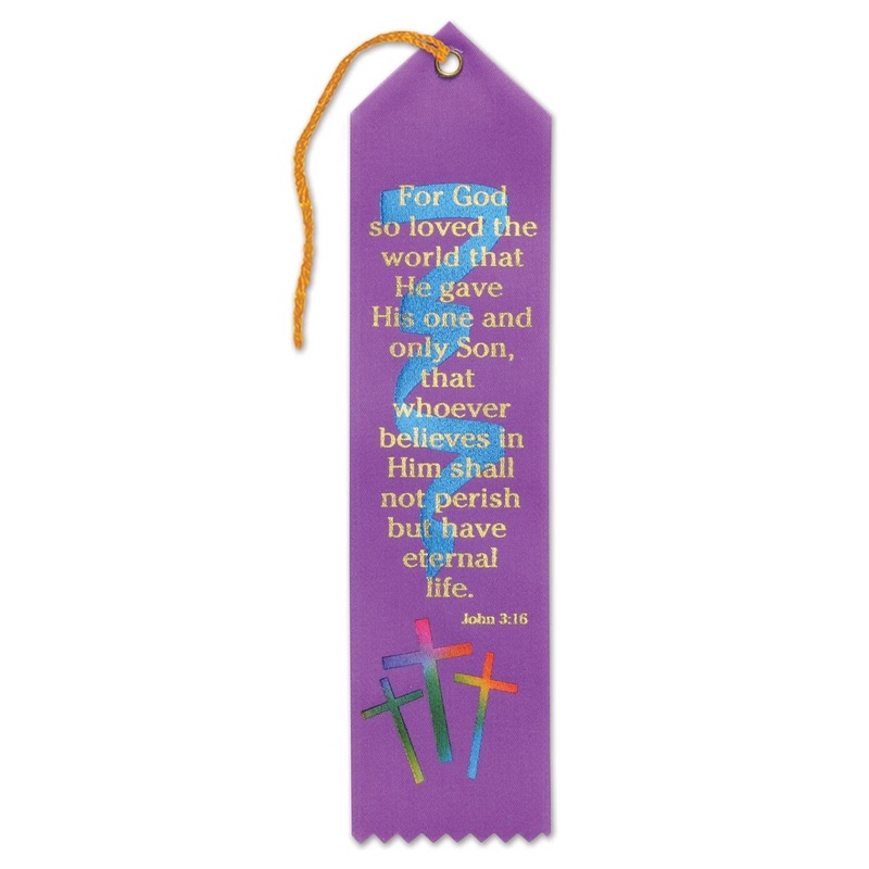6 Pack Beistle For God So Loved The World Ribbon
