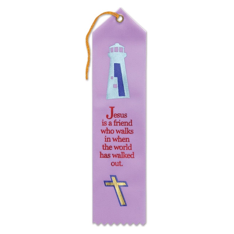 6 Pack Beistle Jesus Is A Friend Ribbon