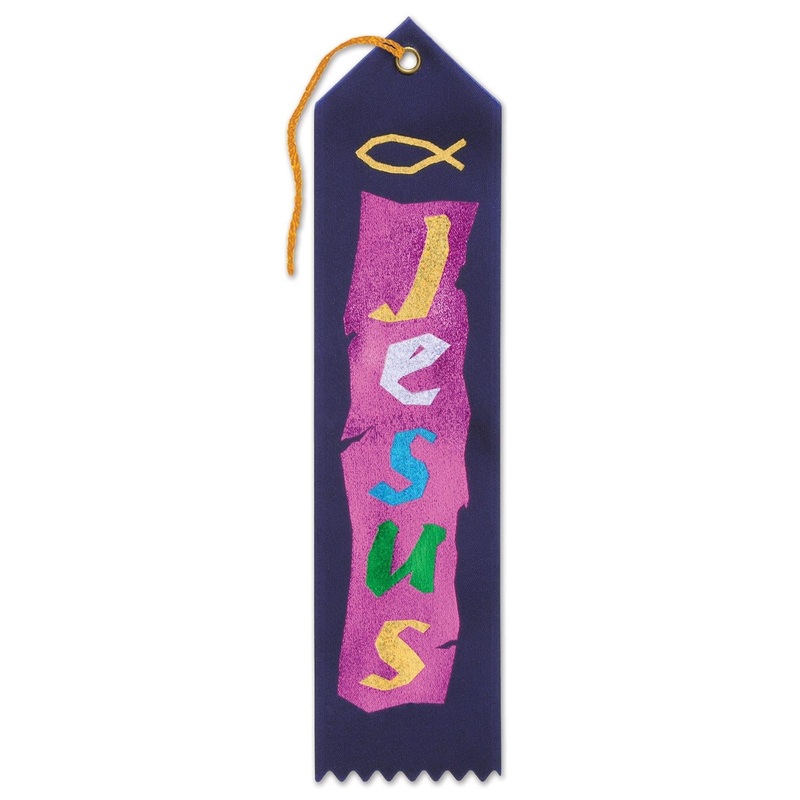 6 Pack Beistle Jesus Ribbon