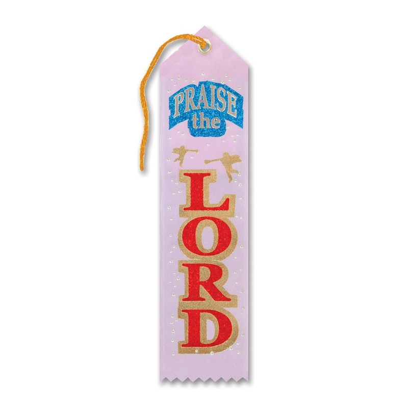 6 Pack Beistle Praise The Lord Ribbon