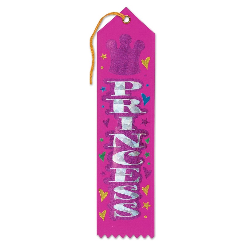 6 Pack Beistle Princess Award Ribbon