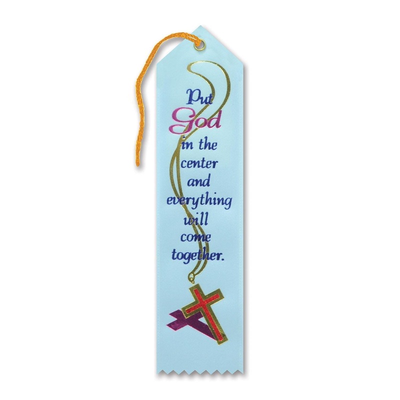 6 Pack Beistle Put God In The Center Ribbon
