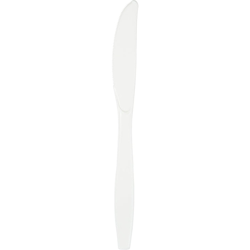 288 pc Bulk White Plastic Knives