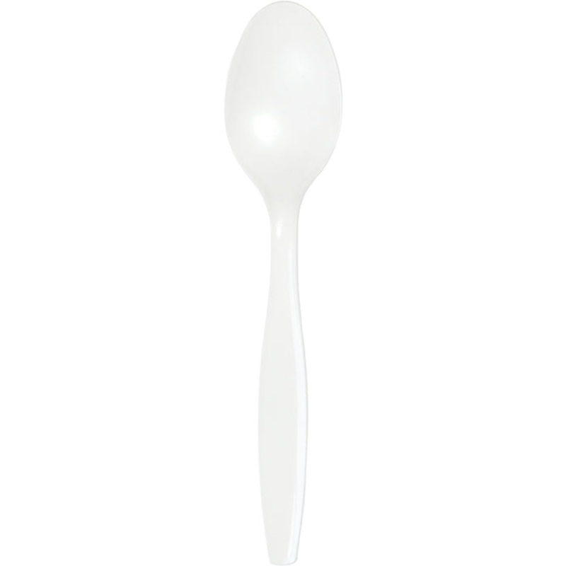 288 pc Bulk White Plastic Spoons