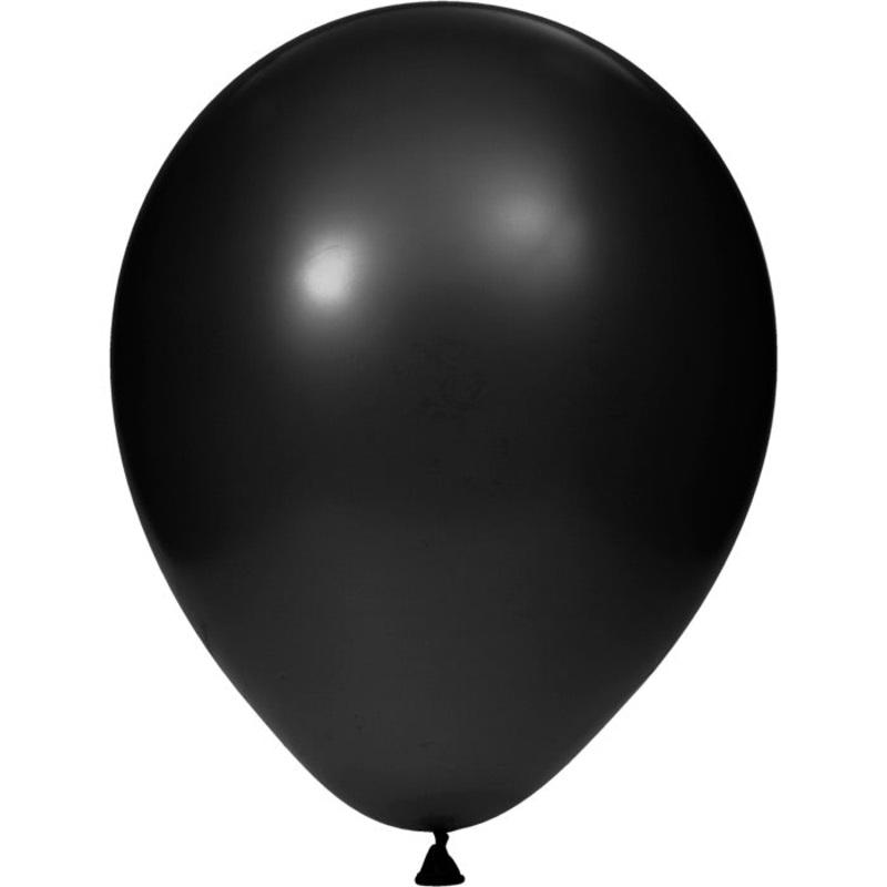 180 pc Bulk Black Latex Balloons