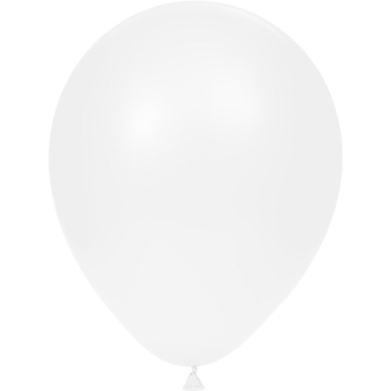 180 pc Bulk White Latex Balloons