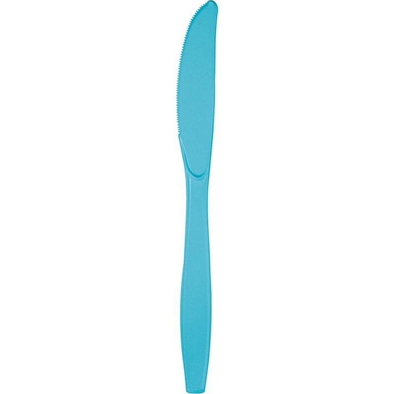 288 pc Bulk Bermuda Blue Plastic Knives