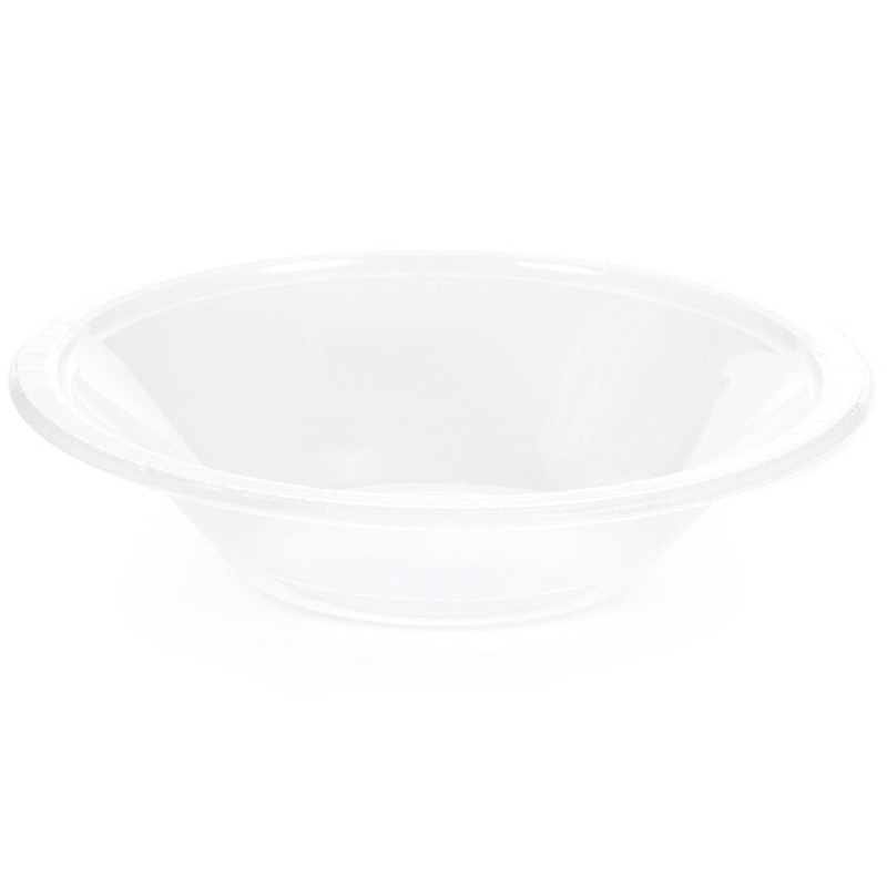 240 pc Bulk Clear 12 oz Plastic Bowls