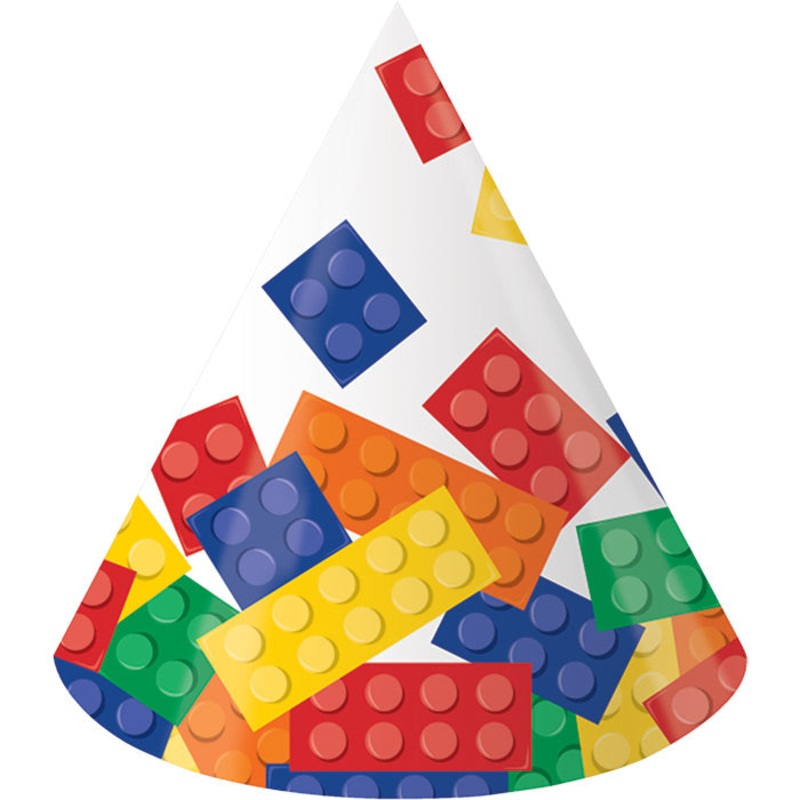 48 pc Bulk Block Party Party Hats