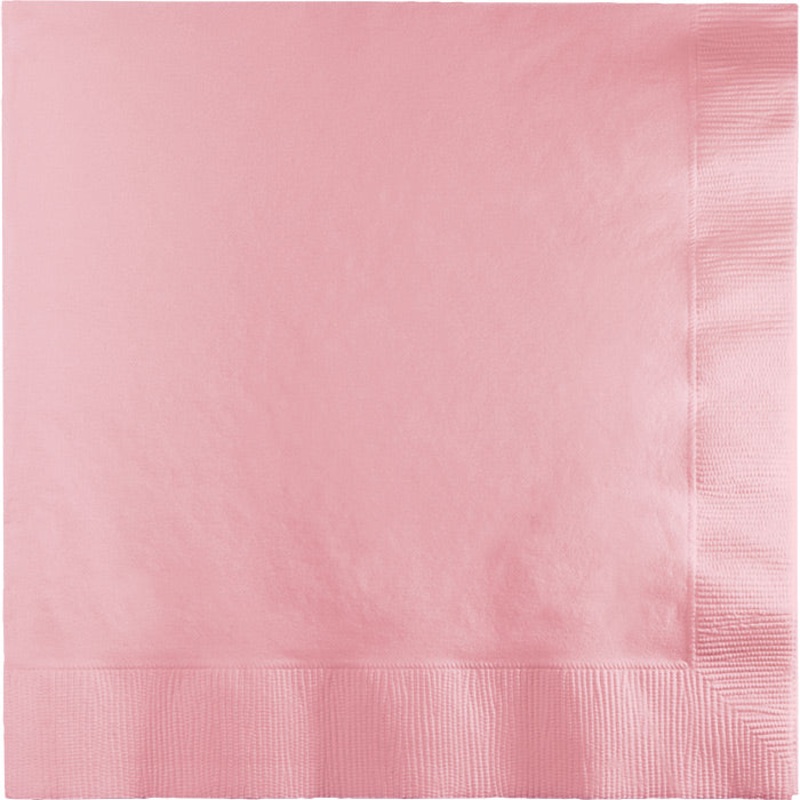 600 pc Bulk Classic Pink 2 Ply Luncheon Napkins