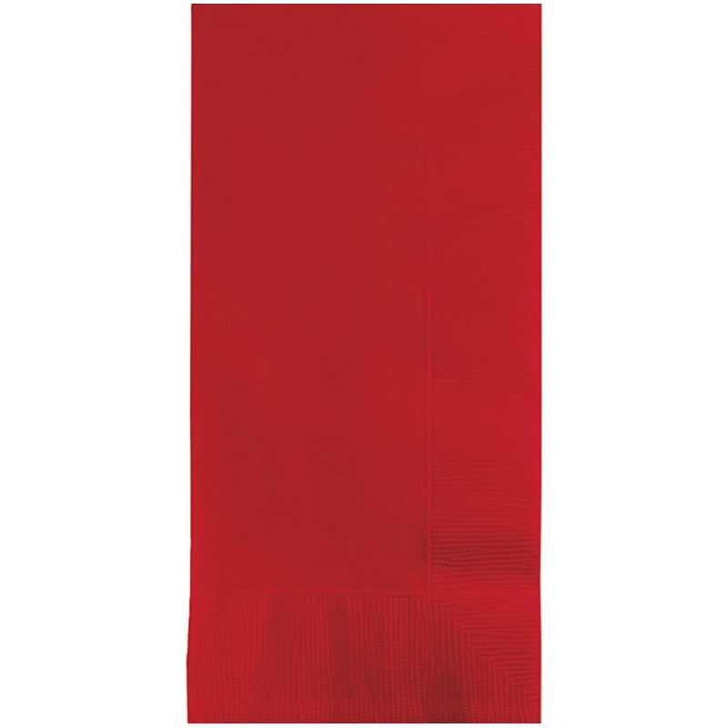 600 pc Bulk Classic Red 2 Ply Dinner Napkins