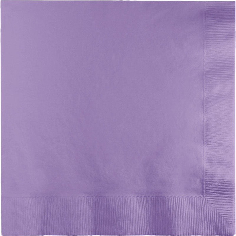 600 pc Bulk Luscious Lavender 2 Ply Luncheon Napkins
