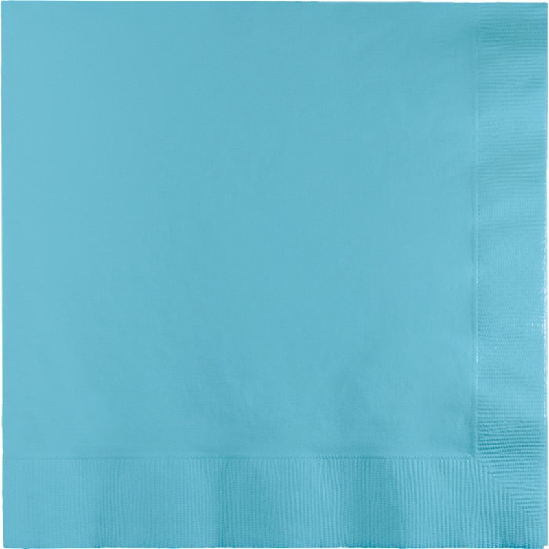 600 pc Bulk Pastel Blue 2 Ply Luncheon Napkins