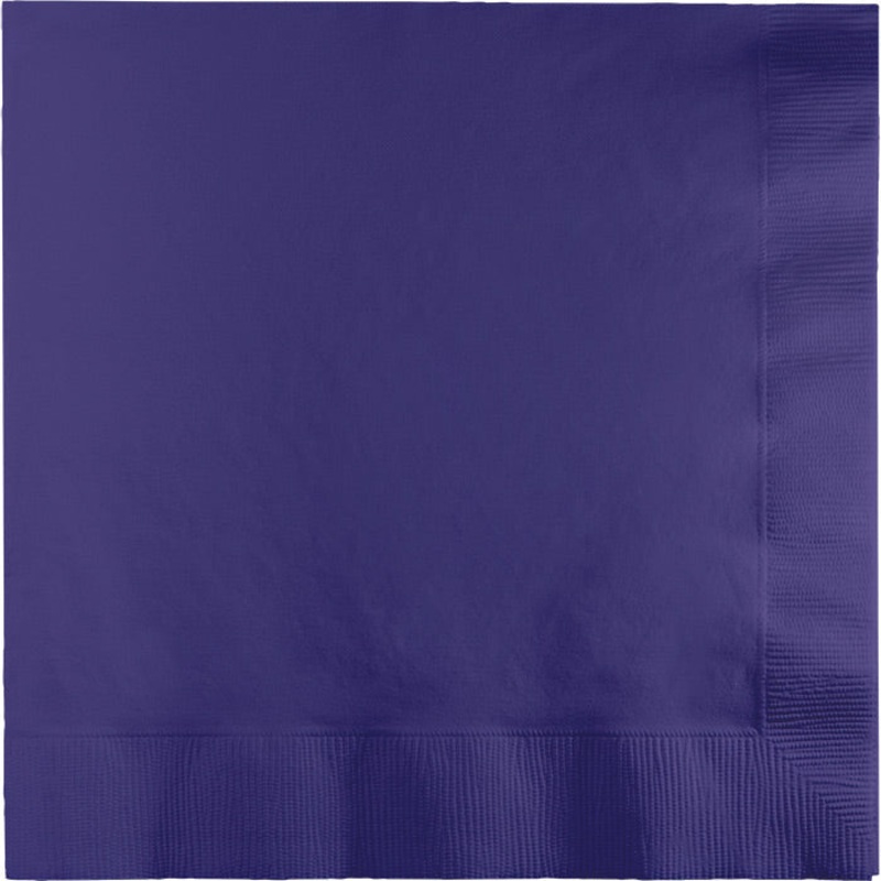 600 pc Bulk Purple 2 Ply Luncheon Napkins