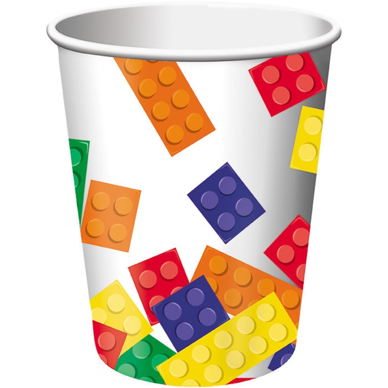 96 pc Bulk Block Party 9 oz Cups