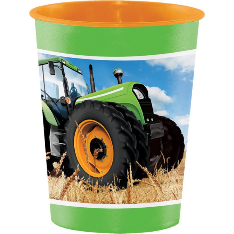 12 pc Bulk Tractor Time 16 oz Keepsake Cups