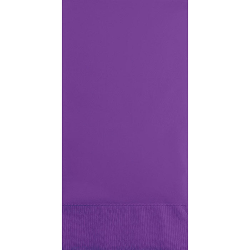 192 pc Bulk Amethyst Purple 3 Ply Guest Towels