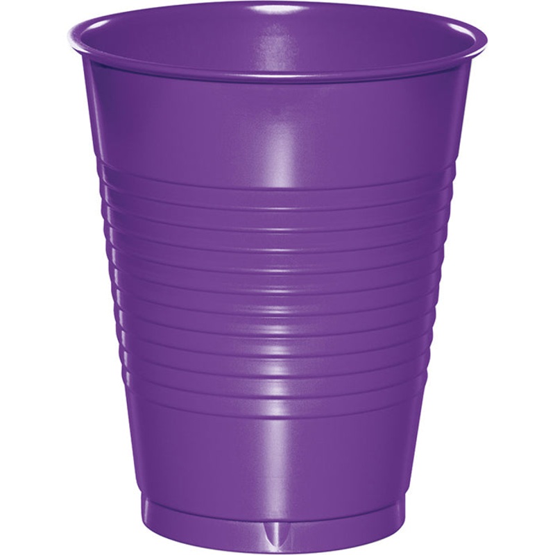 240 pc Bulk Amethyst Purple 16 oz Plastic Cups