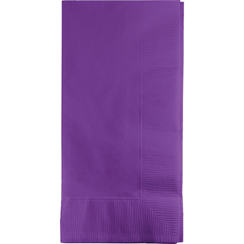 600 pc Bulk Amethyst Purple Dinner Napkins 2 Ply