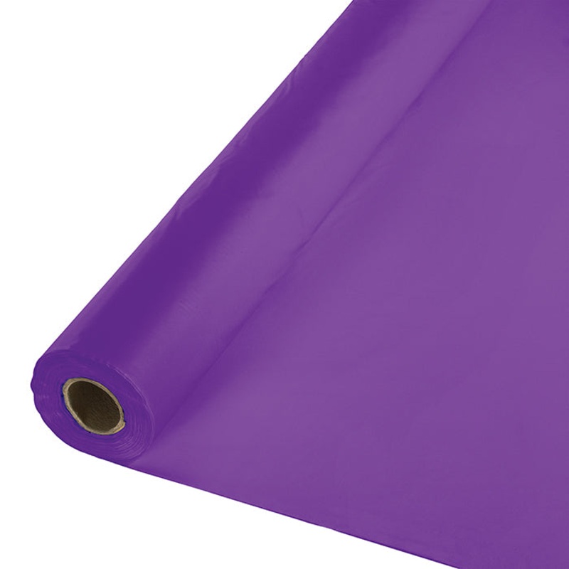 Amethyst Purple Plastic Banquet Table Roll 100ft x 40 inch