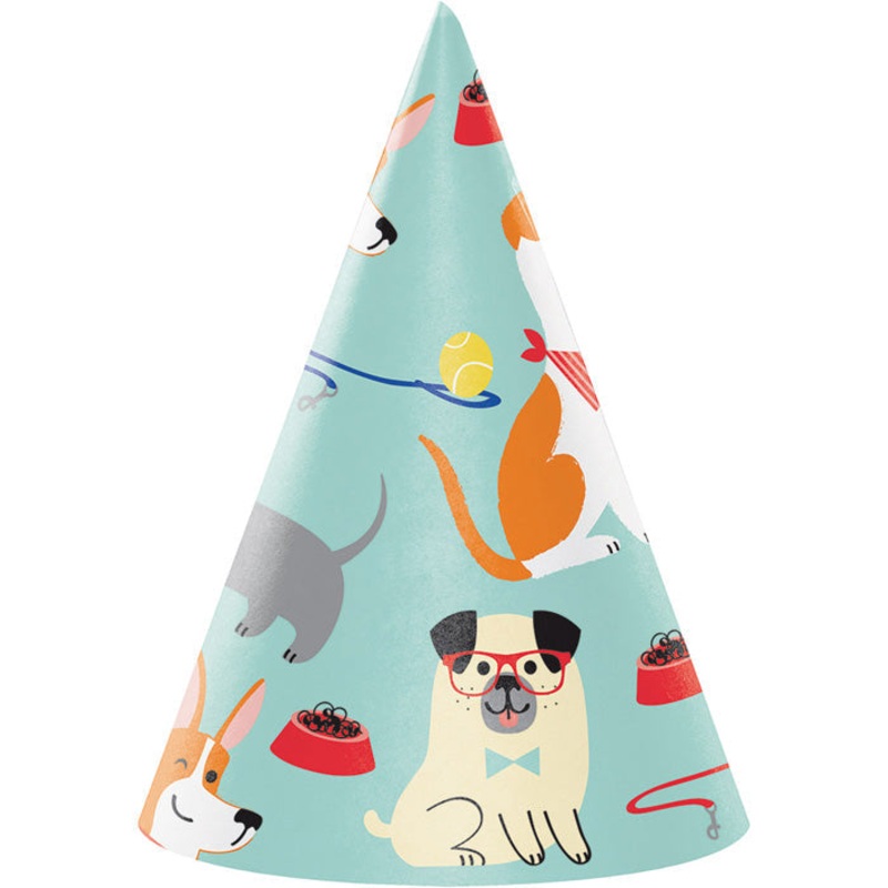 48 pc Bulk Dog Party Party Hats