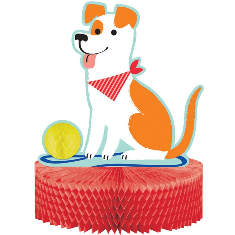 6 pc Bulk Dog Party Centerpieces