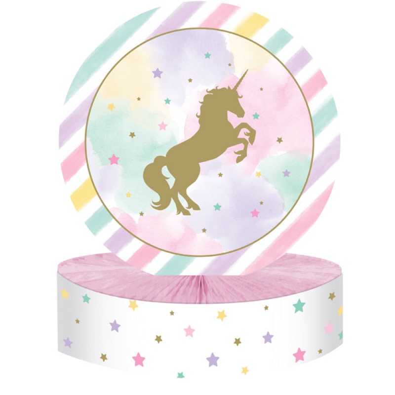 6 pc Bulk Sparkle Unicorn Centerpieces