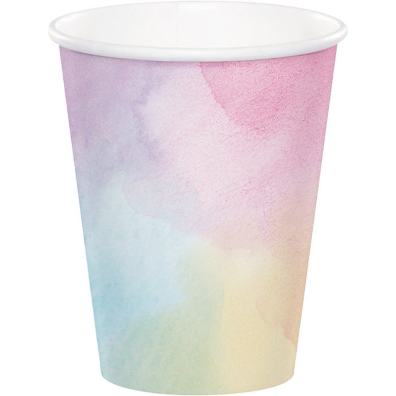 96 pc Bulk Iridescent Party 9 oz Cups