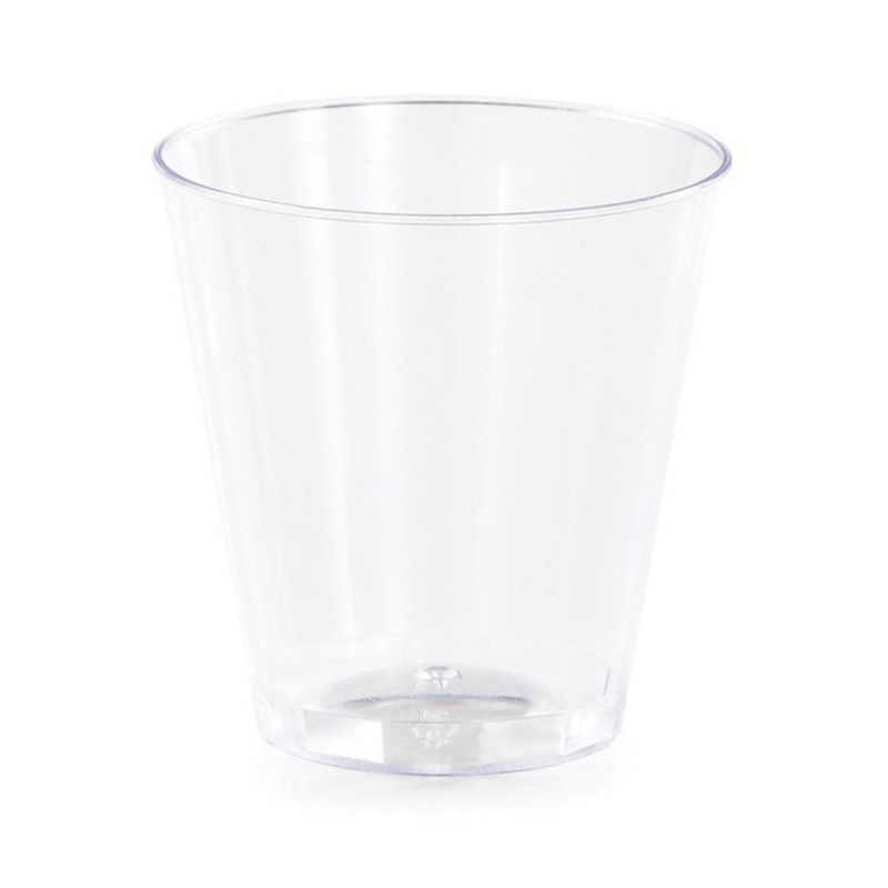 240 pc Bulk Clear 2 oz Plastic Shot Glasses