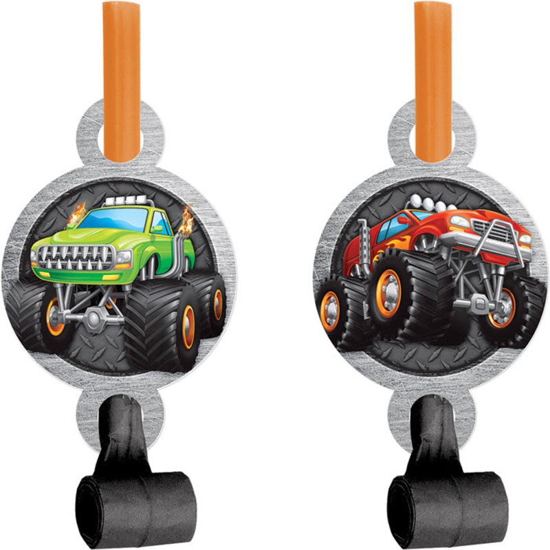48 pc Bulk Monster Truck Party Blowers