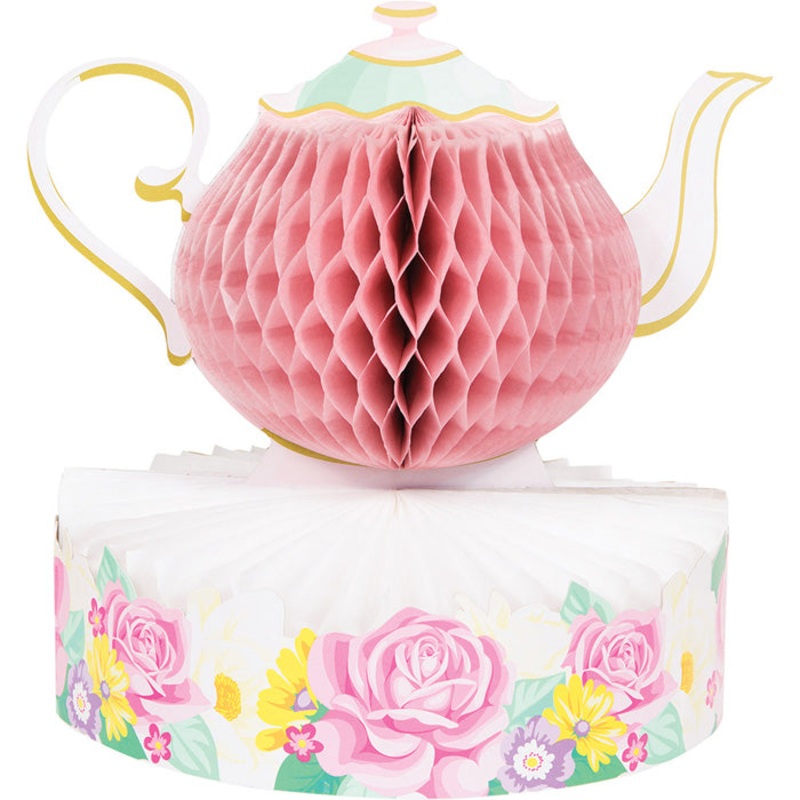 6 pc Bulk Floral Tea Party Centerpieces
