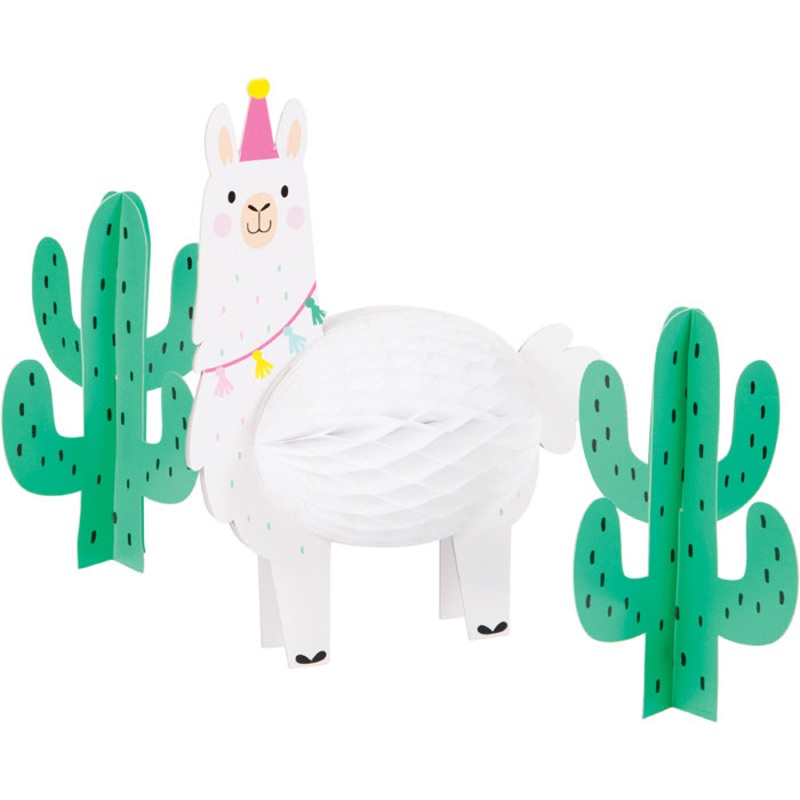 6 pc Bulk Llama Party Centerpieces