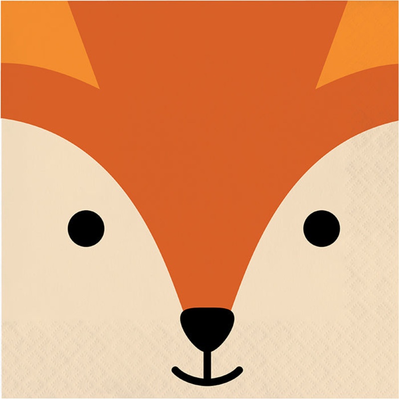 192 pc Bulk Fox Luncheon Napkins