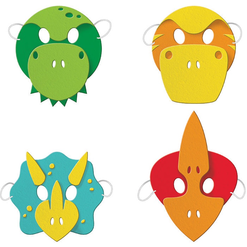 24 pc Bulk Boy Dinosaur Masks